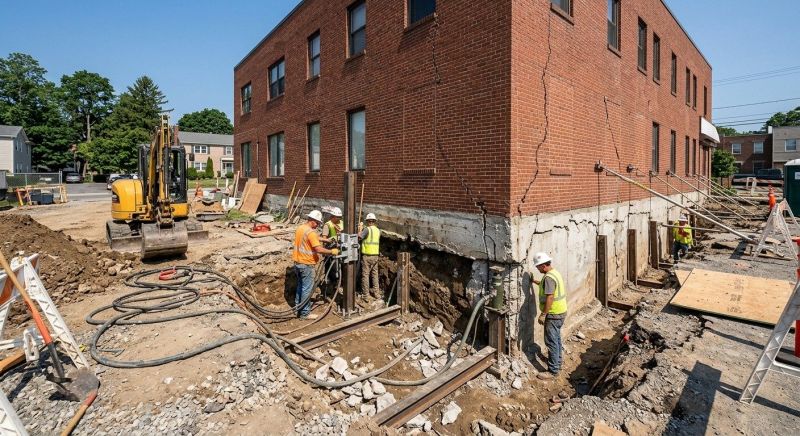 Building Foundation Repair in Orange, NJ