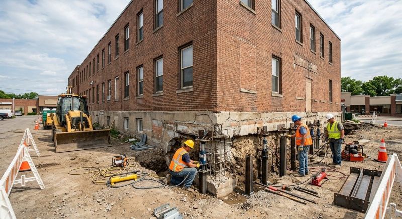 Commercial Foundation Repair in New Brunswick, NJ