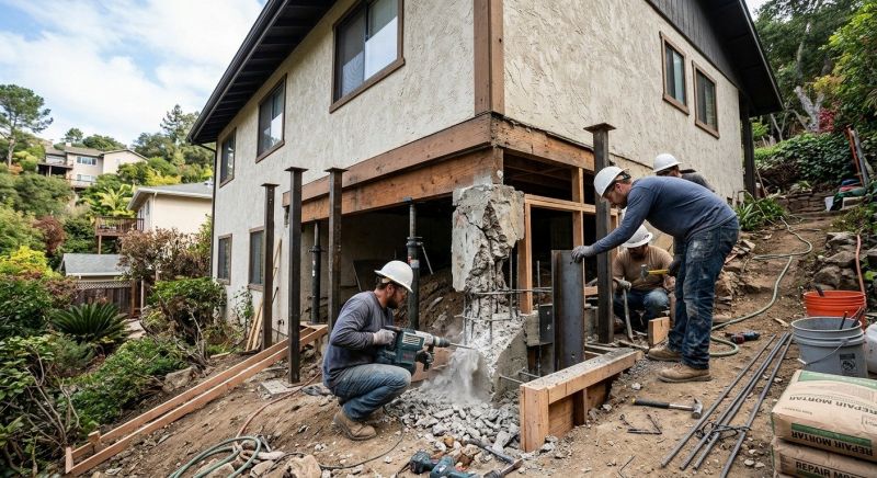 Concrete Foundation Repair in Middletown, NJ