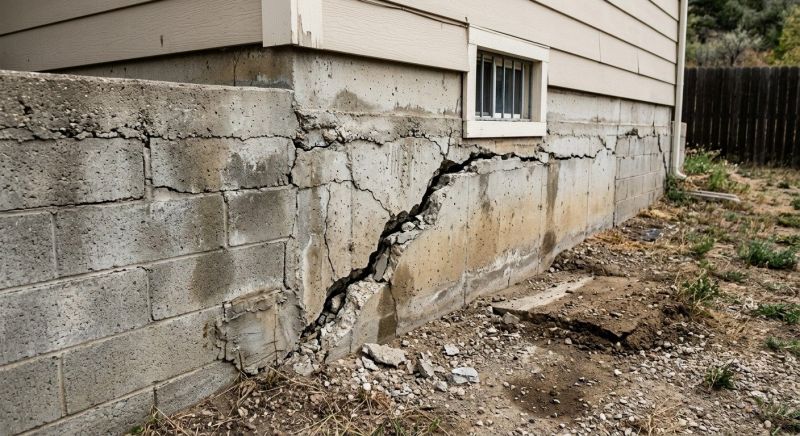 Cracked Foundation Repair in Hightstown, NJ
