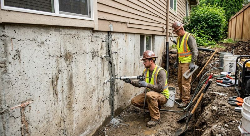 Cracked Foundation Repair in Monmouth County, NJ