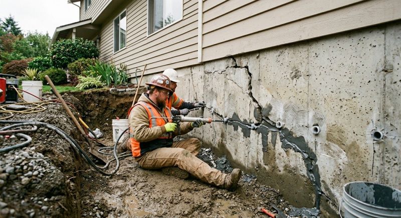 Cracked Foundation Repair in Morris County, NJ