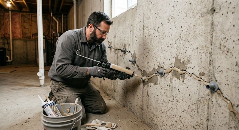 Cracked Foundation Repair in Newark, NJ