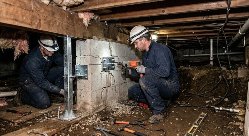 Crawlspace Foundation Repair in Jersey City, NJ