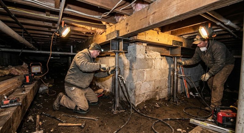 Crawlspace Foundation Repair in Middletown, NJ