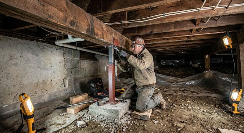 Crawlspace Foundation Repair in Middletown, NJ