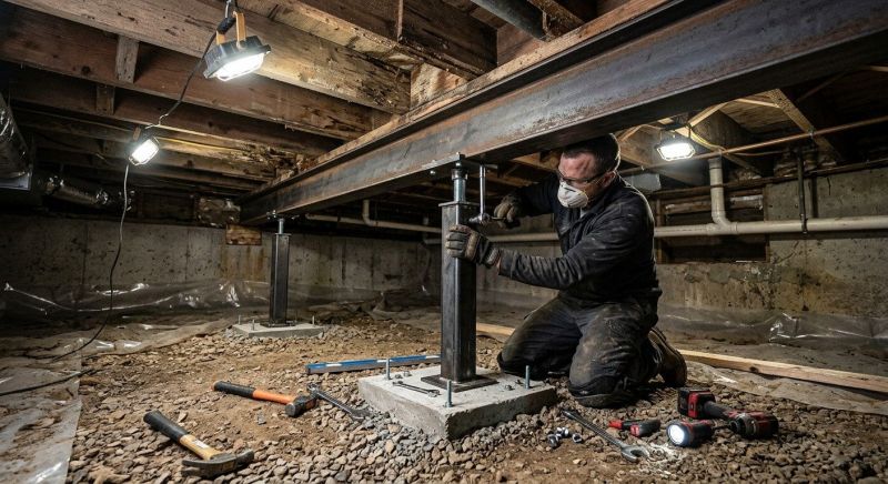 Crawlspace Structural Repair in New Brunswick, NJ