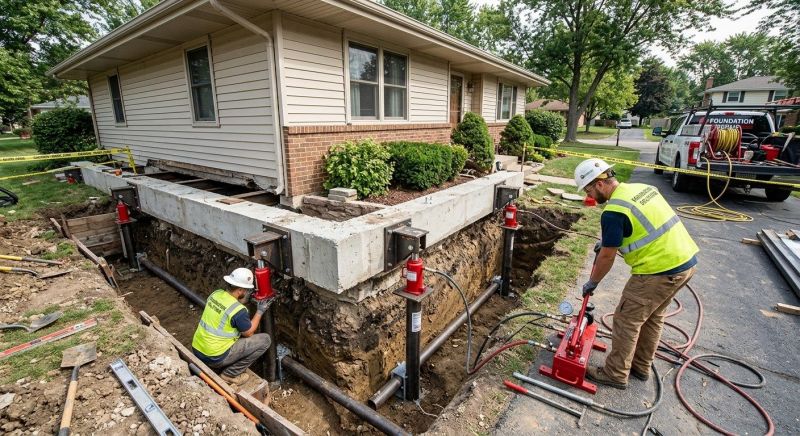 Foundation Jacking in Mercer County, NJ