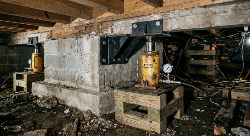 Foundation Jacking in Newark, NJ