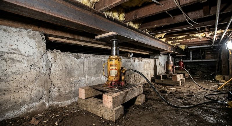 Foundation Jacking in Short Hills, NJ