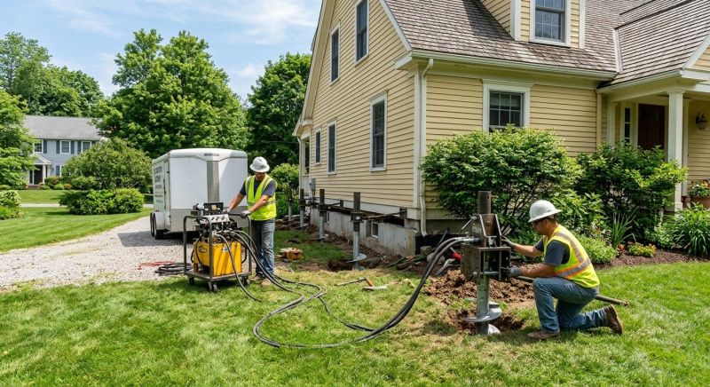 Foundation Lifting in Califon, NJ