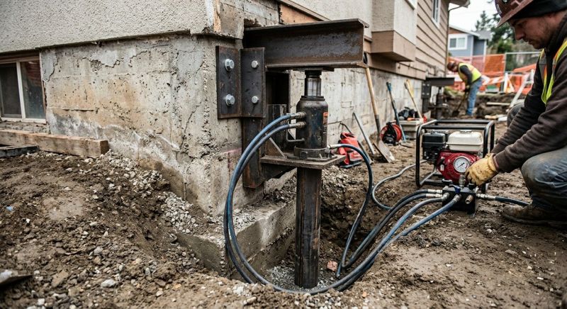 Foundation Lifting in Flemington, NJ