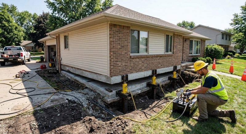 Foundation Lifting in Old Bridge, NJ