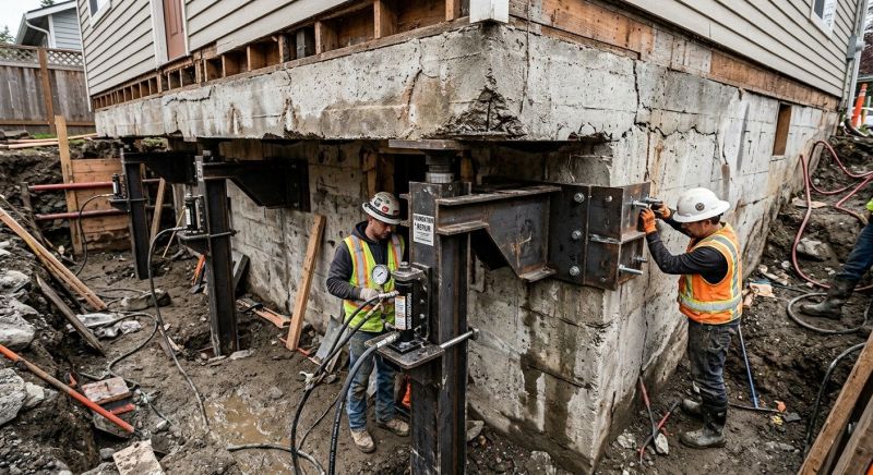 Foundation Lifting in Somerset County, NJ