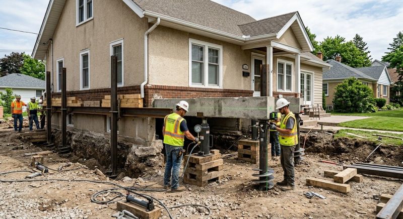 Foundation Releveling in New Brunswick, NJ