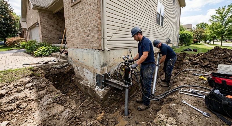 Foundation Settlement Repair in New Brunswick, NJ