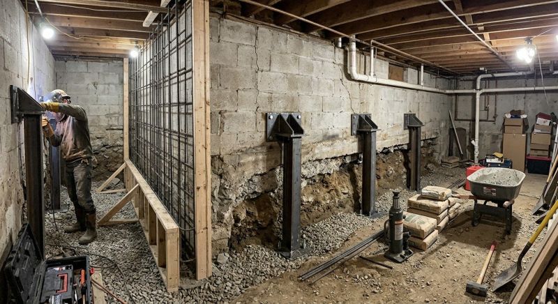 Foundation Stabilizing in Rumson, NJ