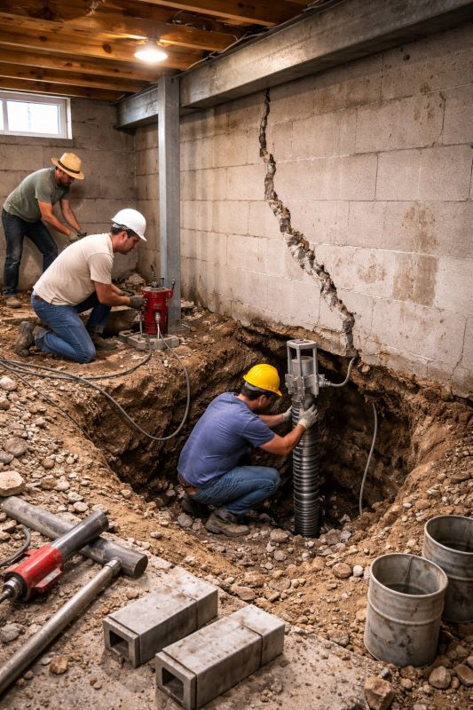 Foundation Structural Repair in Trenton, NJ