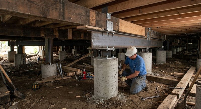 Foundation Underpinning in New Brunswick, NJ