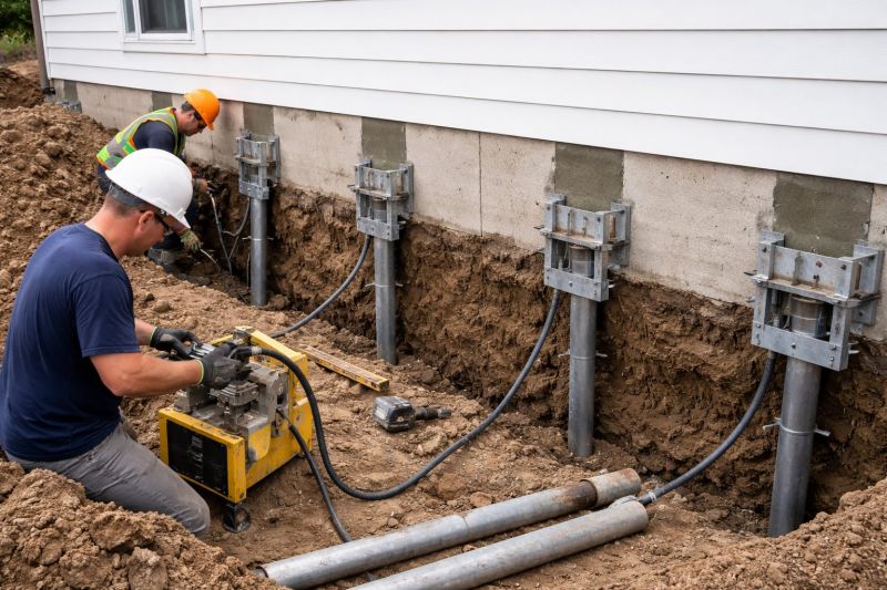 Helical Piers Installation in New Brunswick, NJ