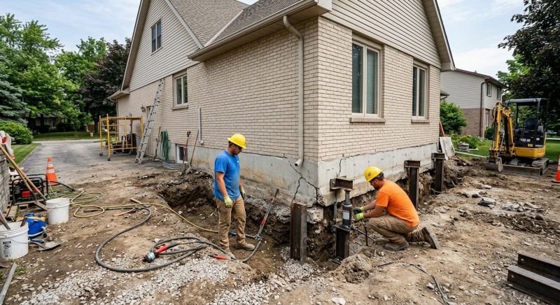 Helical Piers Installation in New Brunswick, NJ