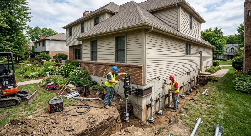 Helical Piers Installation in New Brunswick, NJ
