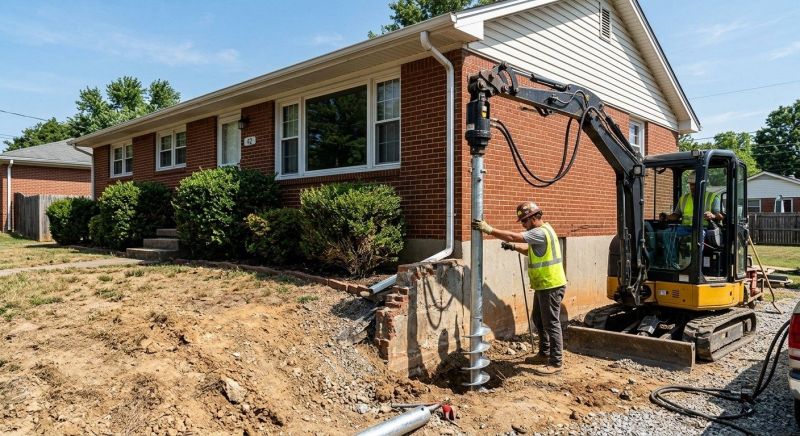 Helical Pile Installation in New Brunswick, NJ