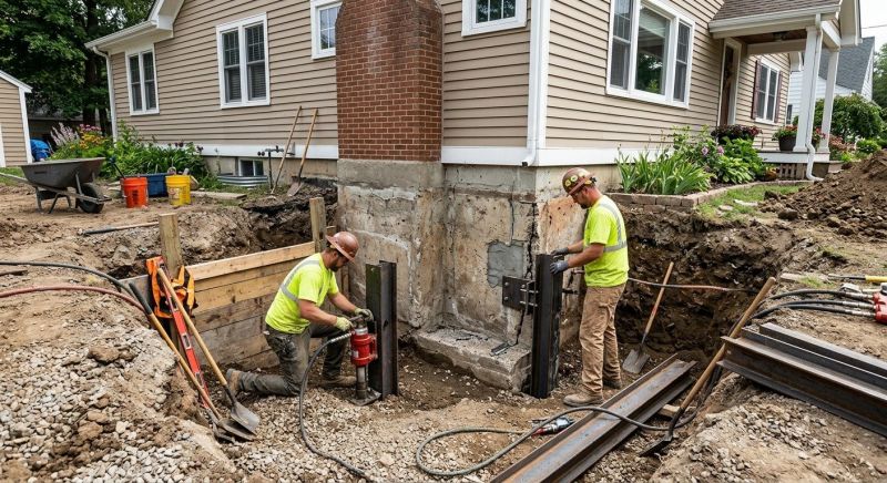House Foundation Repair in Jersey City, NJ