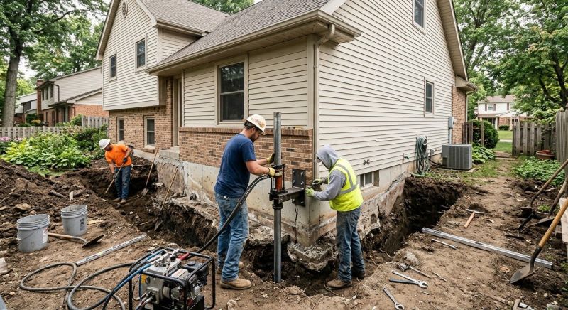 House Foundation Repair in Roselle Park, NJ