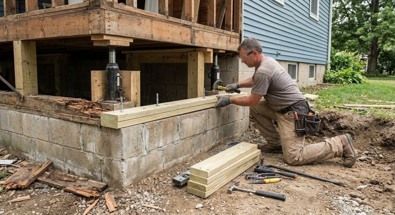 House Foundation Repair in Somerville, NJ