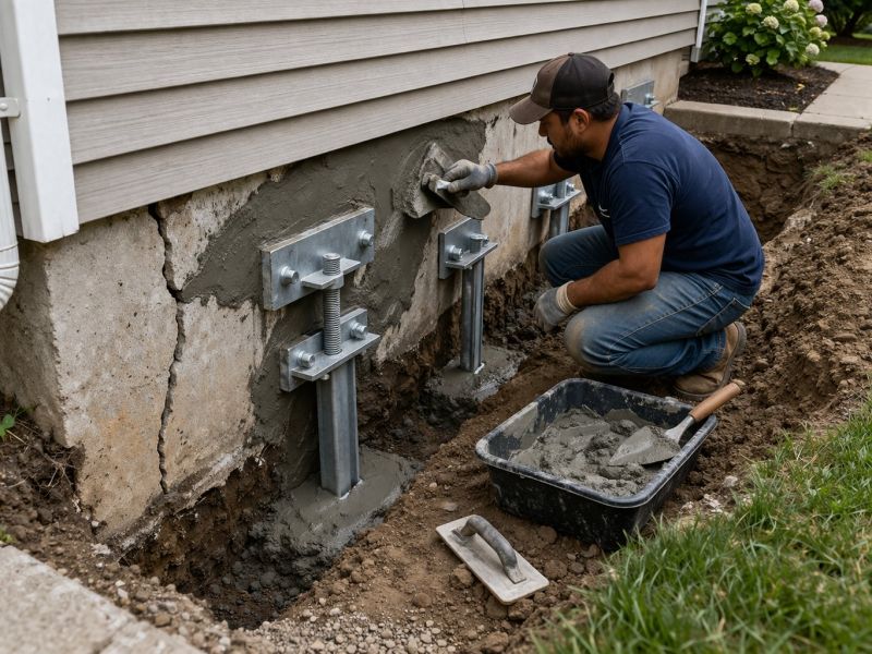 House Foundation Repair in West Orange, NJ
