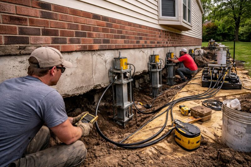 Settling Foundation Service in Hopewell, NJ