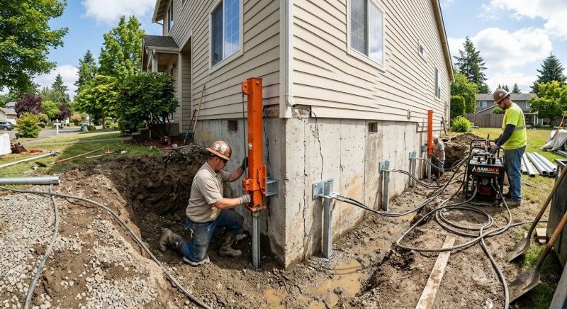 Sinking Foundation Repair in Eatontown, NJ