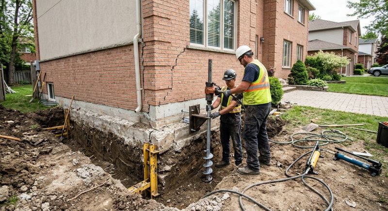 Sinking Foundation Repair in Millstone Township, NJ