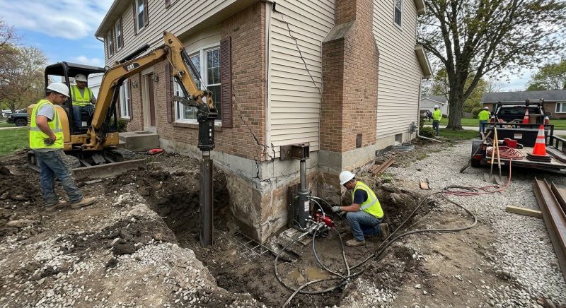 Sinking Foundation Repair in Monmouth County, NJ