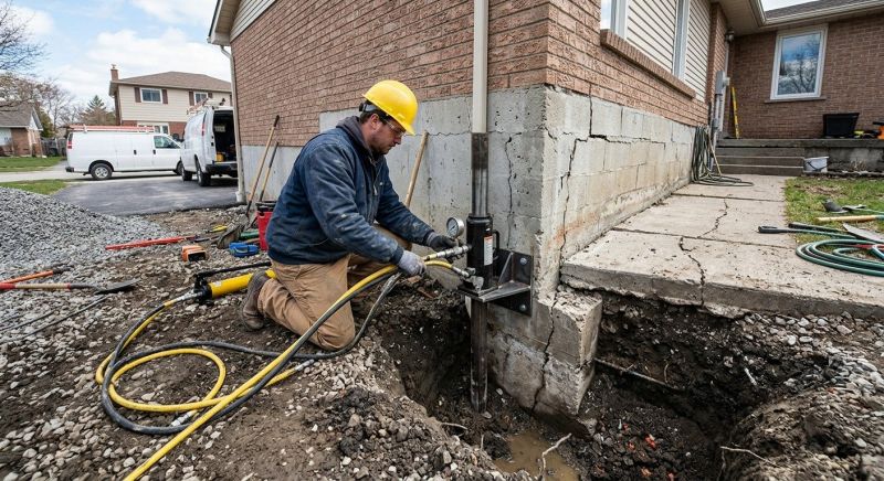 Sinking Foundation Repair in Stirling, NJ